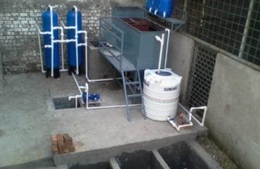 Plastic industries wastewater recycling plant