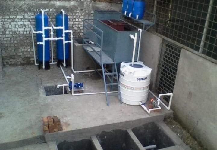 Plastic industries wastewater recycling plant